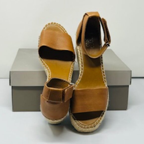 Franco Sarto Shoes - Franco Sarto Tan Wedges size 8 1/2 W